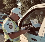 Acțiune rutieră pentru siguranța participanților la trafic pe Drumul Național 1, în Brazi