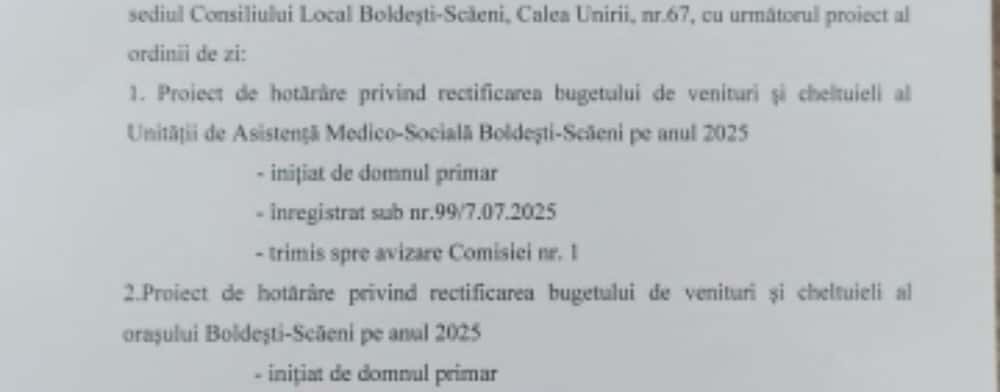 Virgiliu Nanu: E de neacceptat că Primăria Boldești-Scăeni a încercat să transforme un subiect serios într-un joc politic!