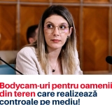 Bodycam-uri pentru angajații Ministerului Mediului care merg în controale