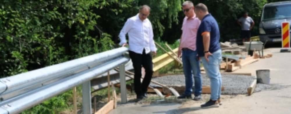 Intervenție promptă la Ceptura: podul de pe DJ 102N, aproape complet refăcut în mai puțin de o săptămână