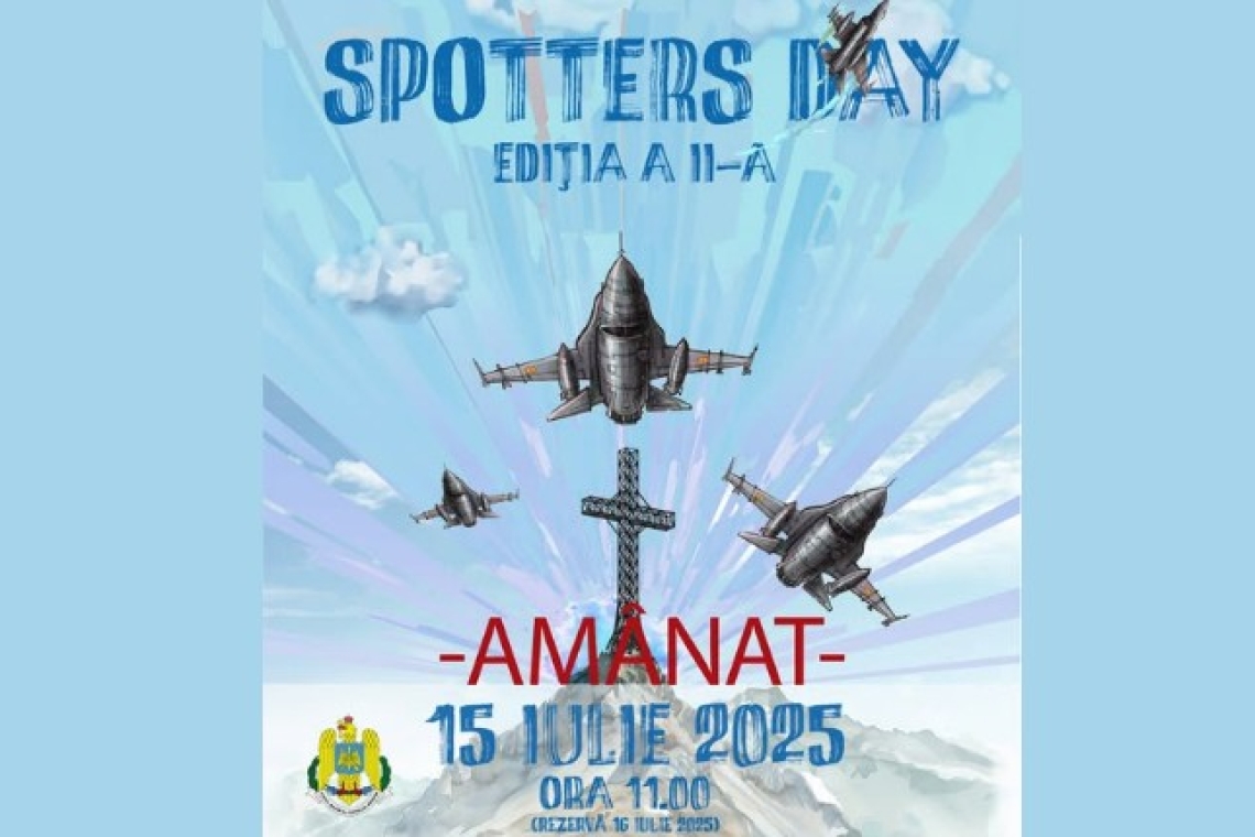 Avioanele militare NU vor mai survola, pe 15 iulie, Valea Prahovei și Crucea Caraiman