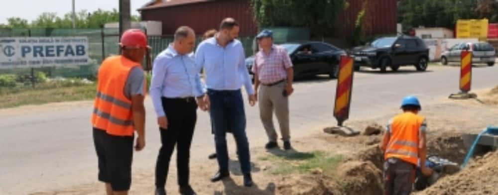 Vizită de lucru în teren a directorului general HIDRO PRAHOVA și a președintelui Consiliului Județean Prahova pentru monitorizarea investițiilor europene în orașul Breaza și în comuna Drăgănești