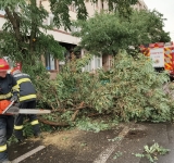 Pompierii, din nou la datorie după vijeliile care au măturat Prahova vineri după-amiază