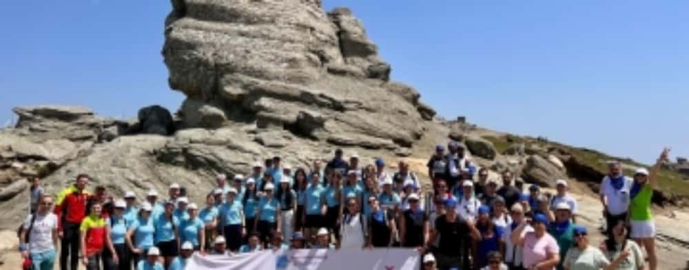 Da pentru Viață! Acțiune simbolică în Munții Bucegi, pentru donatorii de organe și familiile lor