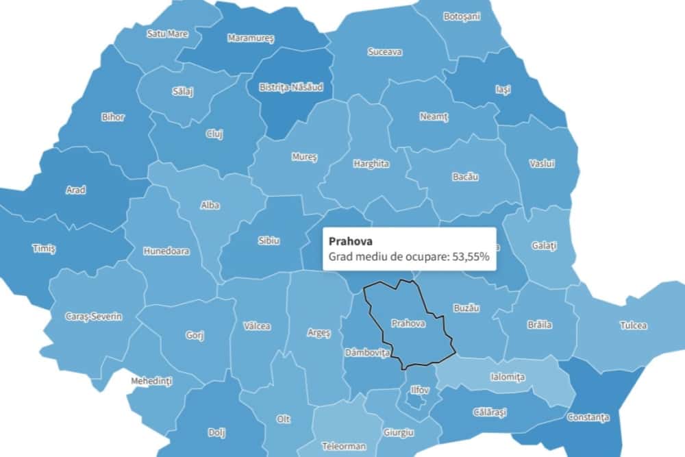 Gradul de ocupare a paturilor în spitalele publice din Prahova – 53,55% la pacienții ”acuți”