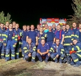 S-au luptat câteva ore cu flăcările la Chițorani! Pompierii chiar merită pensii ”speciale”!