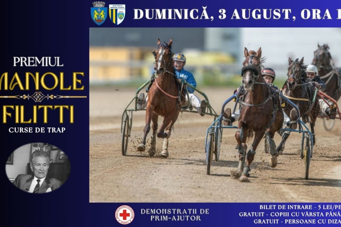 Ultima reuniune hipică dinaintea vacanței, la Hipodromul Ploiești! Duminică, de la ora 10:00