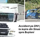 Accident rutier pe DN1, lângă Bușteni. Alcoolemie IMENSĂ la testarea unuia dintre șoferii implicați