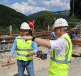 Virgiliu Nanu, din nou pe șantierul centurii Comarnic: lucrările avansează în ritm susținut