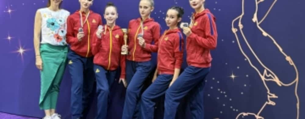 Fetele de la CSM Ploiești, vicecampioane naționale în concursul pe echipe la gimnastică ritmică!