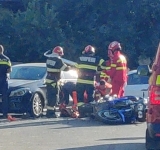 Motociclist rănit într-un accident, la Breaza