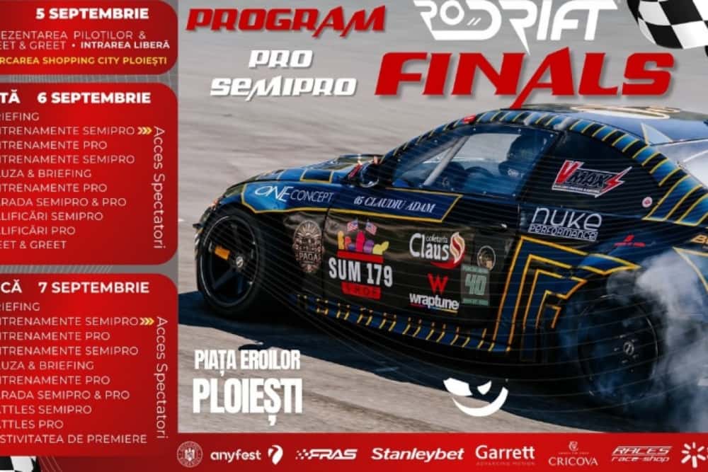 Zona Catedralei din Ploiești, blocată zile întregi pentru Campionatul Național de Drift