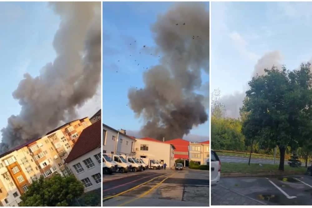 Explozie la o fabrică de PAL. Patru persoane au suferit arsuri