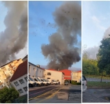 Explozie la o fabrică de PAL. Patru persoane au suferit arsuri