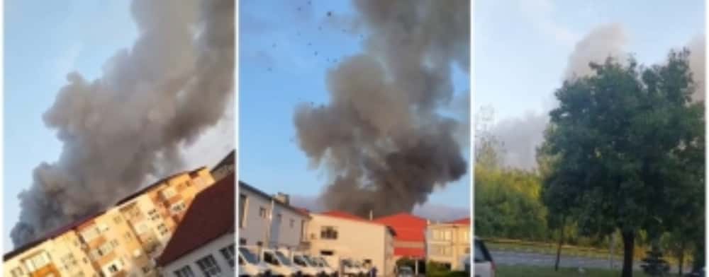 Explozie la o fabrică de PAL. Patru persoane au suferit arsuri