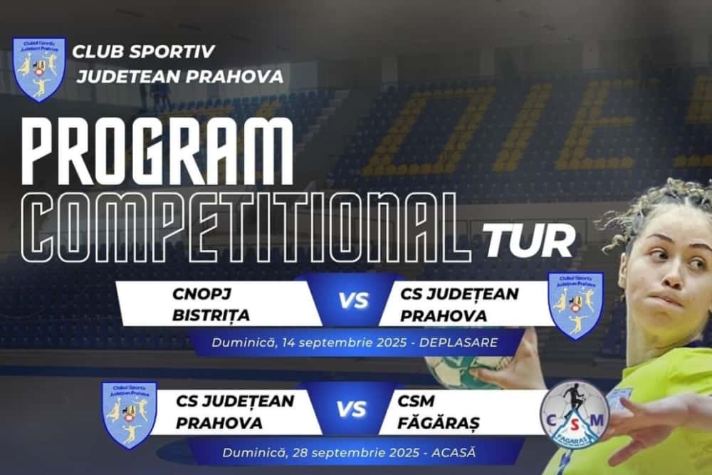 Sezonul 2025/2026 aduce provocări noi pentru echipa de handbal feminin CS Județean Prahova