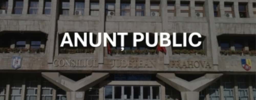 Anunț public privind depunerea solicitării de emitere a acordului de mediu