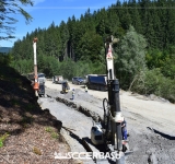 Construcții Erbașu a început în forță modernizarea drumului Valea Doftanei - Săcele (Brădet)