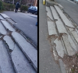 Ploiești | Treptele din fața blocului Gioconda, pericol public! Primăria spune că n-are bani să le repare, dar găsește fonduri pentru Republica de sub Castani