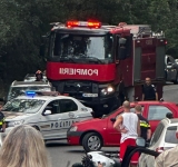 Trafic blocat total pe DJ 102, lângă Plopeni, din cauza unui accident