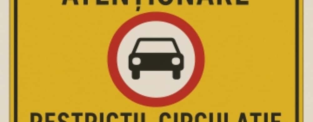 Restricții de circulație pe DN1 (Câmpina) și DN1B (ieșire Ploiești), săptămâna viitoare
