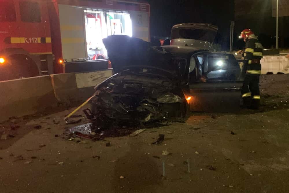 Bărbat reținut după ce a condus băut și cu permisul suspendat, pe DN1. S-a oprit în parapet!