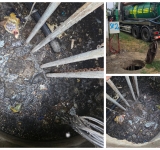 Lecție de „canalizare” la Fulga: primarul îi ceartă pe localnici că aruncă șervețele și pampers în rețea