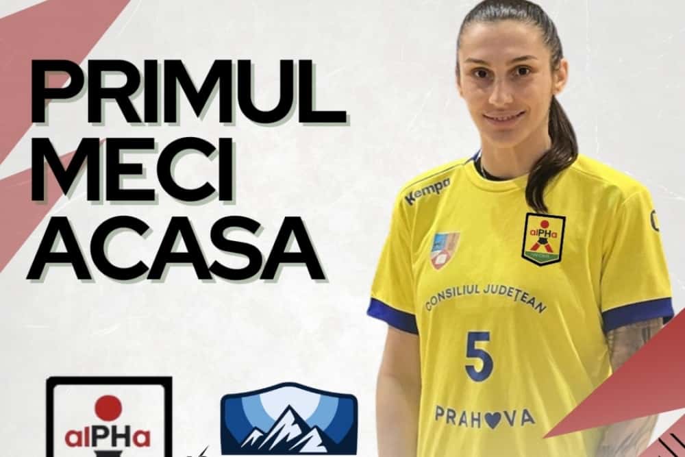 Handbalistele de la alPHa Prahova joacă primul meci acasă duminică, în Sala Olimpia!