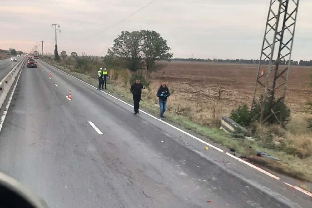 Pieton accidentat mortal de un autovehicul, pe DN1. Imagini de coșmar la fața locului