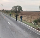Pieton accidentat mortal de un autovehicul, pe DN1. Imagini de coșmar la fața locului