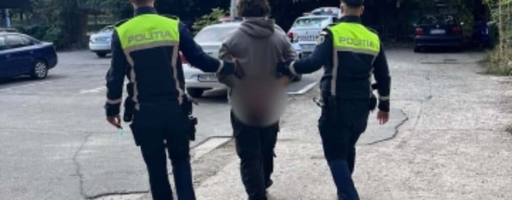 Tânăr reținut la Ploiești după o urmărire cu poliția. Conducea fără permis și cu plăcuțe false
