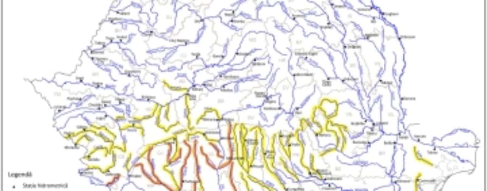 Prahova - printre județele pentru care s-a emis Cod Galben de inundații