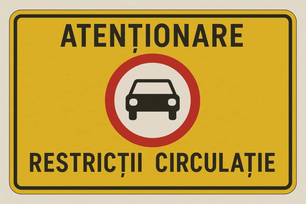 UPDATE/ Trafic blocat pe DN1, la Sinaia, din cauza unui copac căzut peste cablurile electrice