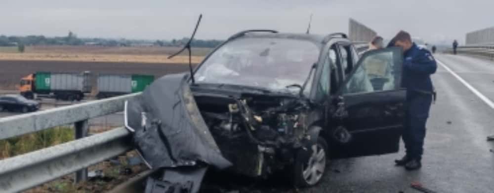 IPJ Prahova: Cum s-a produs accidentul de lângă Râfov, soldat cu trei răniți