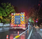 Urmări ale fenomenelor meteo produse de ciclonul Barbara, inclusiv în Prahova. Zeci de intervenții ale pompierilor, noaptea trecută