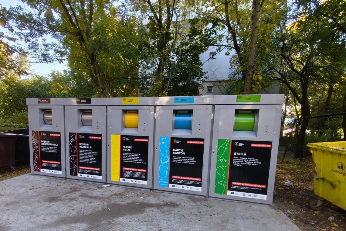 Ploiești | Insule ecologice cu acces pe bază de card, pentru colectarea separată a deșeurilor