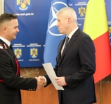 Pompier prahovean premiat de ministrul de Interne pentru curaj și devotament