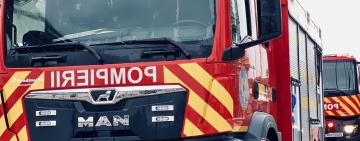 Explozie într-o locuință din Brazi! Un bărbat a suferit arsuri pe 60% din suprafața corpului