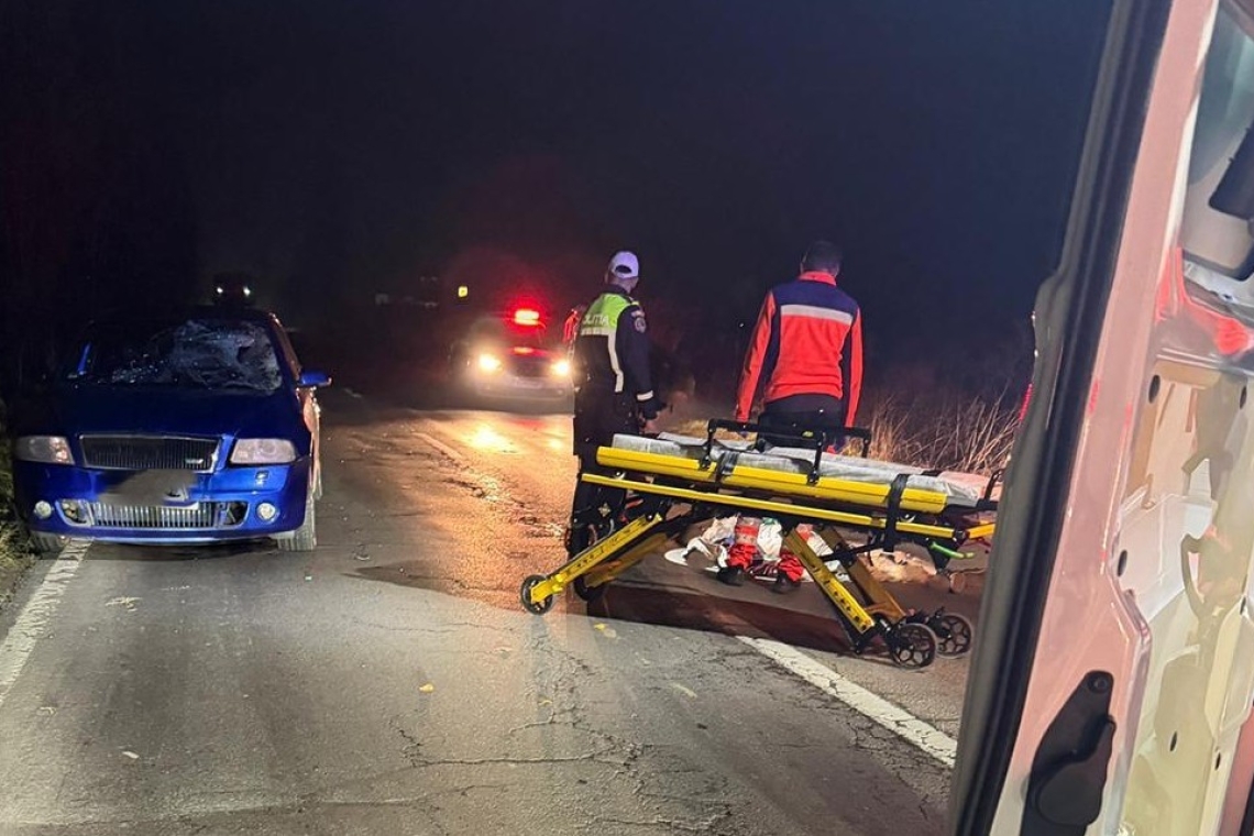 Pieton accidentat mortal lângă mănăstirea Ghighiu