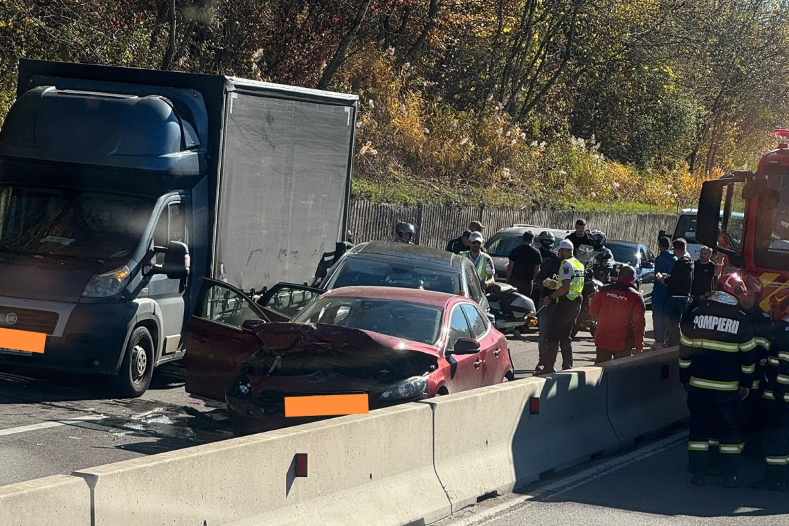 Update/Cum s-a produs coliziunea în lanț de pe Valea Prahovei