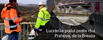 Reparații la podul peste râul Prahova din Breaza, după finalizarea expertizei tehnice realizate de Consiliul Județean