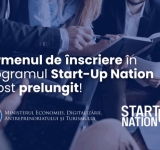Termenul de înscriere în programul Start-Up Nation a fost prelungit