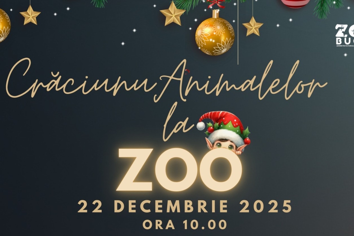 Eveniment special de sărbători la Zoo Bucov, pe 22 decembrie 2025
