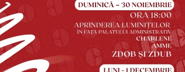 Aprinderea luminițelor și deschiderea Târgului de Crăciun din Ploiești, amânate din cauza vremii