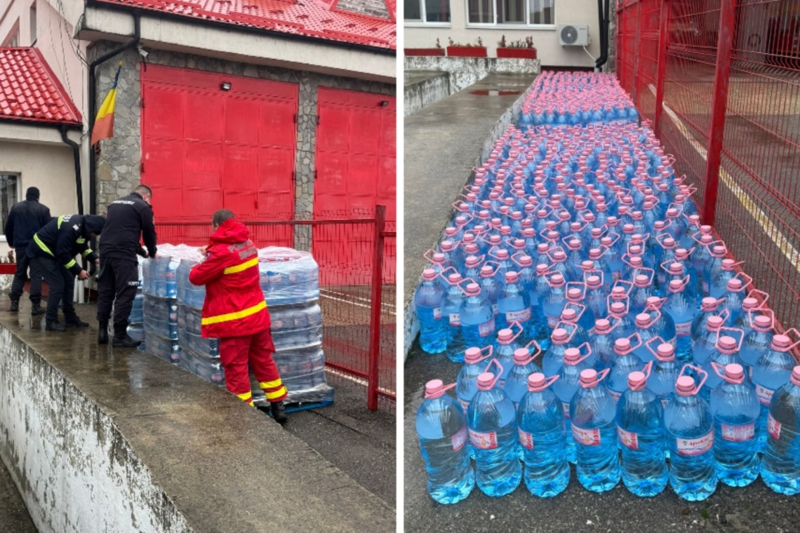 Donație de mii de litri de apă potabilă pentru locuitorii din Câmpina. Donatorul dorește să rămână anonim!