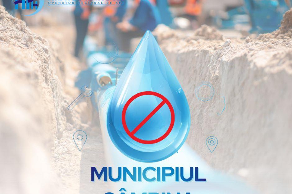 Hidro Prahova a remediat, în noaptea de sâmbătă spre duminică, problemele apărute în Câmpina și, parțial, în Poiana Câmpina