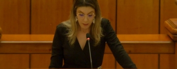 Diana Buzoianu, ministrul Mediului, a venit în Parlamentul României, pentru a da explicații despre situația de la barajul Paltinu!