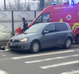 Accident pe strada Găgeni din Ploiești: o femeie a fost lovită pe trecerea de pietoni