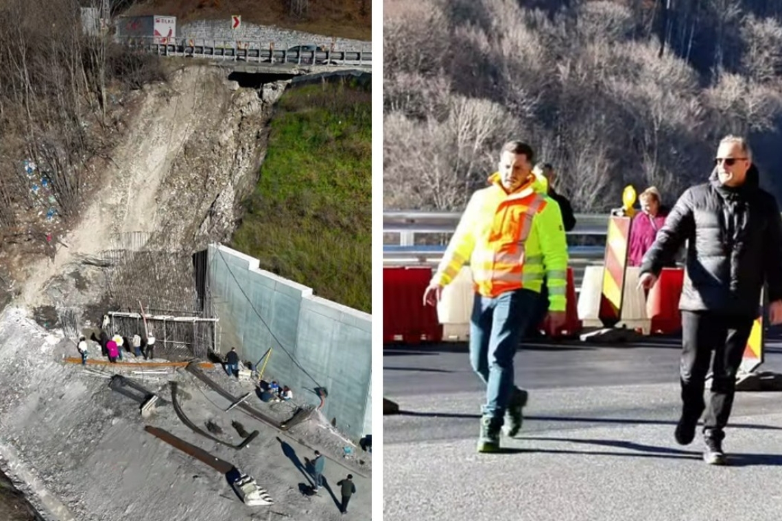 Intervenție în desfășurare la Comarnic, după alunecarea de teren de sub DN1. Autoritățile județene dau asigurări: traficul nu este afectat