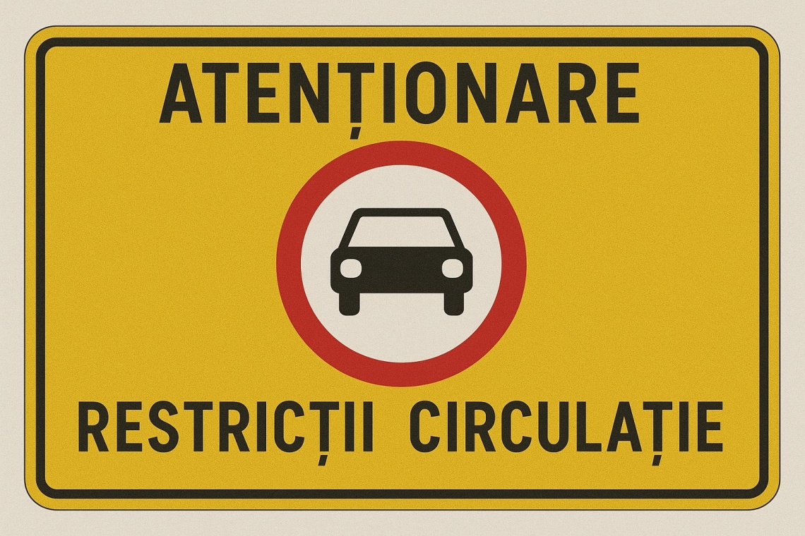 IPJ Prahova: Restricție parțială de trafic pe DN1, la Cornu, pe sensul Brașov-Ploiești, din cauza unei alunecări de teren